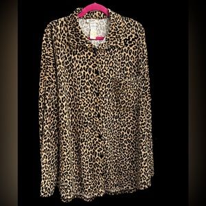 🐆Long Sleeve Button Up Dress/Shirt